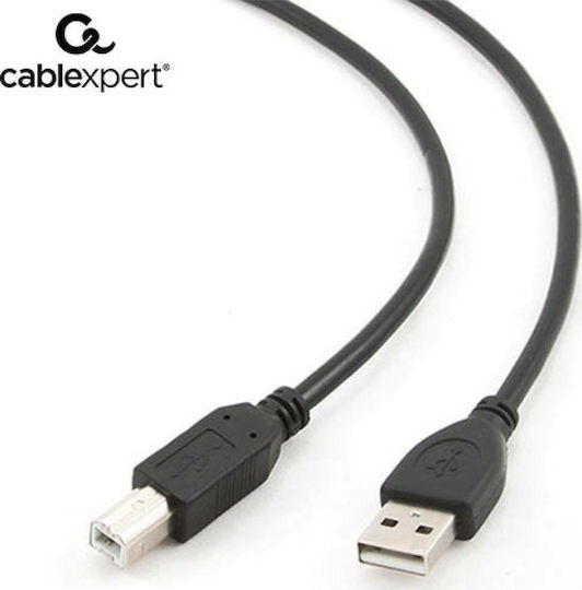 Cablexpert USB 2.0 Cablu USB-A - USB-B Negru 3.0m CCP-USB2-AMBM-10