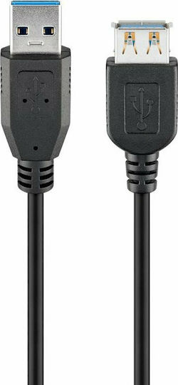Goobay USB 3.0 Kabel USB-A-Stecker - USB-A-Buchse Schwarz 3m 93999