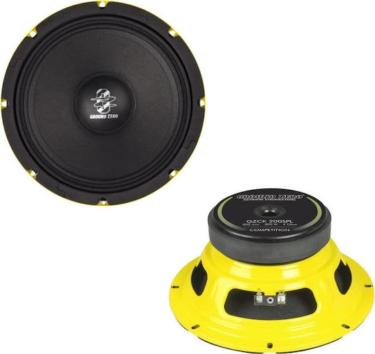 Ground Zero Σετ Ηχεία Αυτοκινήτου 8" με 150W RMS (Midrange)