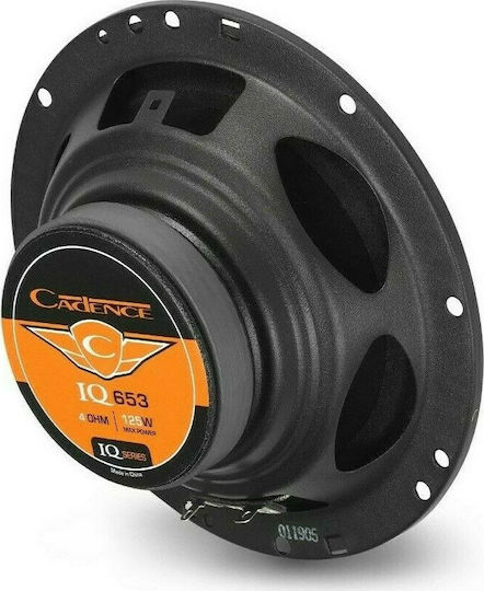 Cadence IQ653 Σετ Ηχεία Αυτοκινήτου 6.5" με 50W RMS (3 Δρόμων)