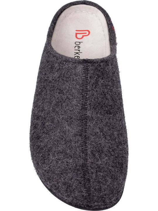 Lauren Anatomical Leather Women's Slippers Gray