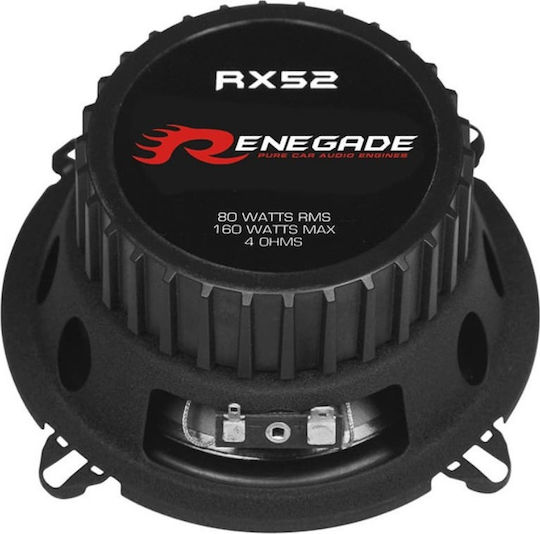 Renegade Car Audio RX52 Σετ Ηχεία Αυτοκινήτου 5.25" με 80W RMS (3 Δρόμων)
