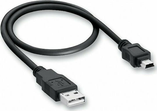 Powertech USB 2.0 Cable USB-A male - USB-B male Μαύρο 1.5m (CAB-U090)