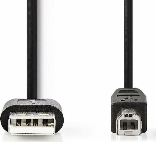 Nedis 3m USB 2.0 Cable A-Male to B-Male (CCGT60100BK30)