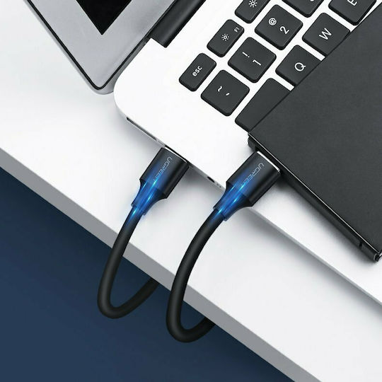 Ugreen USB 2.0 Kabel USB-A-Stecker - USB-A-Stecker Schwarz 1.5m 10310