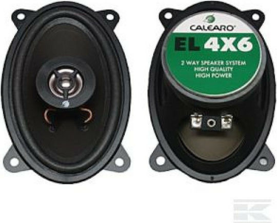 Calearo EL4X6 Σετ Ηχεία Αυτοκινήτου 4x6" με 50W RMS (2 Δρόμων)