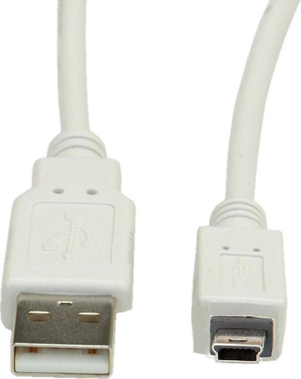 Roline USB 2.0 Kabel USB-A-Stecker - USB-B-Stecker Weiß 1.8m S3142-250