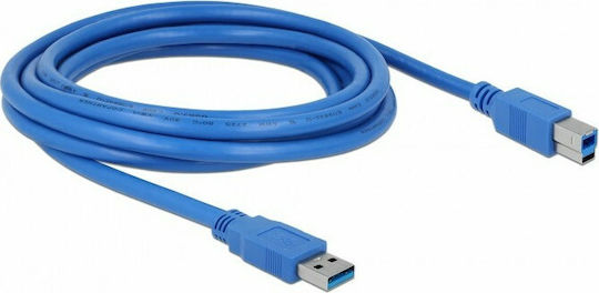 DeLock USB 3.0 Cable USB-A male - USB-B male 3m (82581)