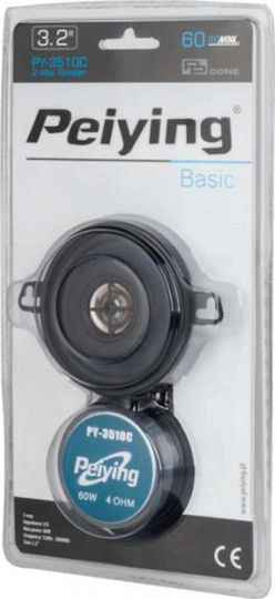 Peiying PY-3510C Σετ Ηχεία Αυτοκινήτου 3.2" με 30W RMS (Woofer)