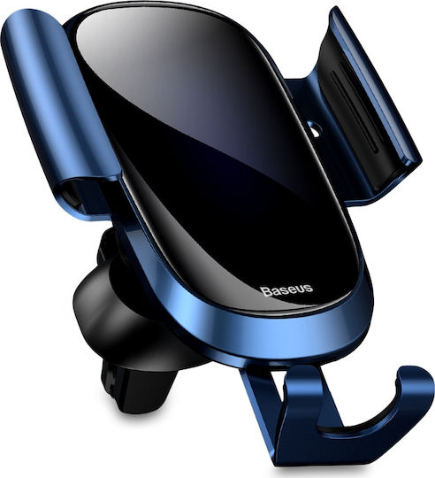 Baseus Glass Surface Gravity Car Mobile Mount with Adjustable Hooks Blue