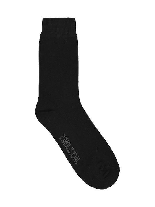 Jack & Jones Men's Solid Color Socks Black