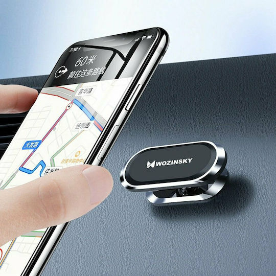 Wozinsky WMH-06 Car Mobile Mount with Magnet Silver