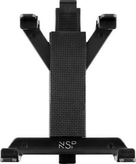 NSP Βάση Tablet Αυτοκινήτου 7'' - 10.2'' Tablet Holder με Ρυθμιζόμενα Άγκιστρα Μαύρη