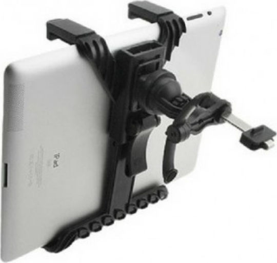 Universal Tablet Holder Car Mobile & Tablet Mount with Adjustable Hooks Black