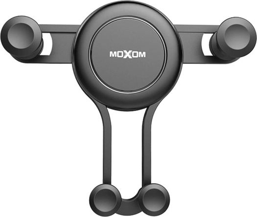 Moxom Double-Grip Car Mobile Mount with Adjustable Hooks Black
