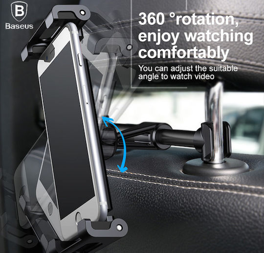 Remax Βάση Κινητού και Tablet Αυτοκινήτου Car HeadRest Mount με Ρυθμιζόμενα Άγκιστρα