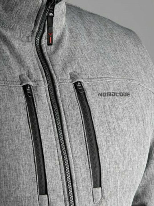 Nordcode Pulse Мъжко Мотоциклетно яке Softshell Dark Grey