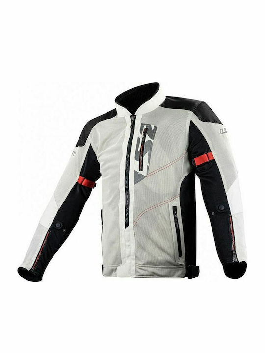 LS2 Alba Lady Дамско Мотоциклетно яке Light Grey