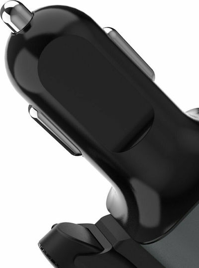 Dudao R10 Auto-Ladegerät 3.4A mit Anschlüssen: 2xUSB und Bluetooth-Kopfhörer Schwarz Farbe
