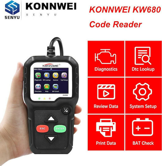 Konnwei Car Diagnostics Digital Tool OBD 2