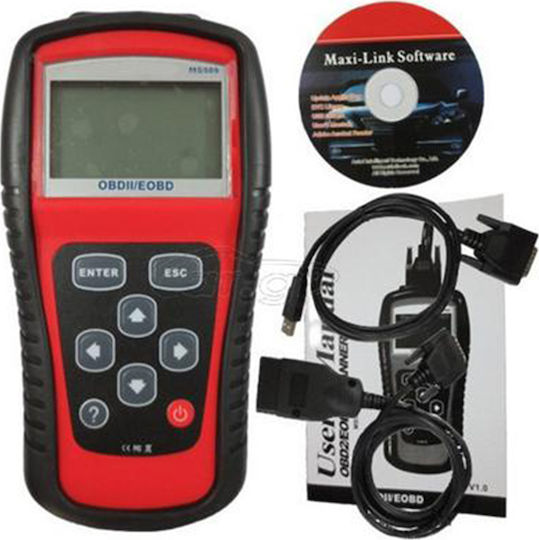 MaxiScan MS509 Fahrzeugdiagnosewerkzeug Digital OBD 2 mit mit Kabel