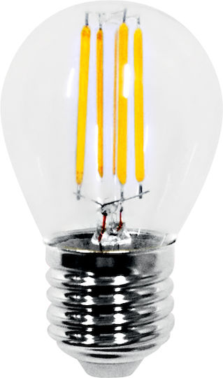 Inlight LED-Lampe 6W 78mm für Fassung E27 und Form G45 Warmes Weiß 800lm