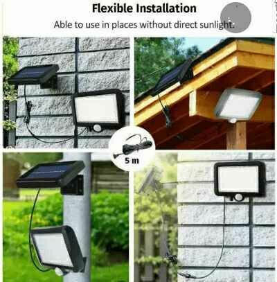 Factory Solar LED Floodlight 10W Cold White 6500K with Motion Sensor
