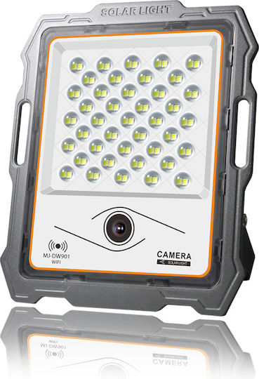 Factory Στεγανός Ηλιακός Προβολέας LED 100W Ψυχρό Λευκό 6000K WiFi IP67