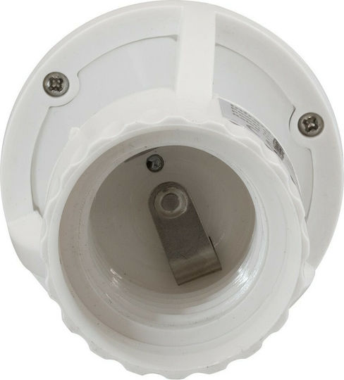 GloboStar Socket Extension for Socket E27 in White color Set 1pcs 75704