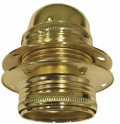 Eurolamp 147-23045 E27 Χρυσό με 2 Ροδέλες