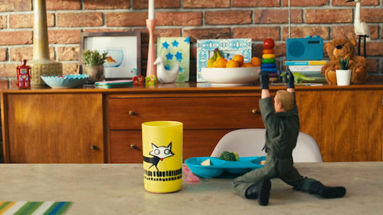 Tommee Tippee Παιδικό Ποτηράκι "No Knock" από Πλαστικό Κίτρινο 290ml για 18m+