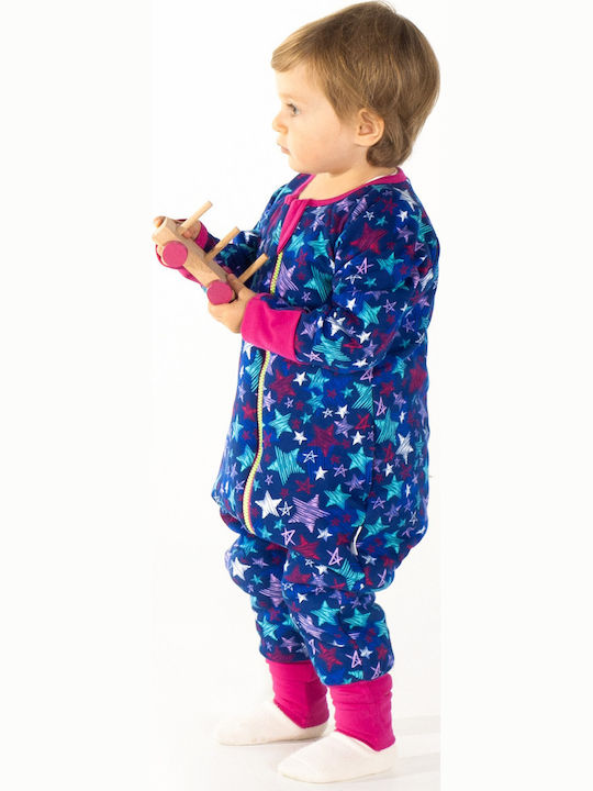 Owli Winter Sleeping Bag with Feet Glowli 2.7 Tog Blue