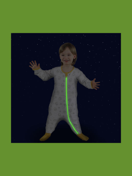 Owli Winter Sleeping Bag with Feet Glowli 2.7 Tog Blue