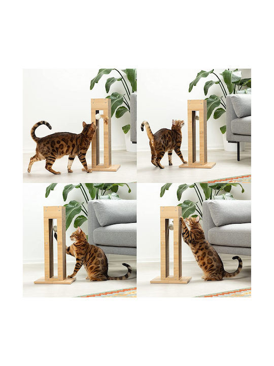Navaris Stâlp pentru zgâriat pisici Maro 30x30x61.5cm