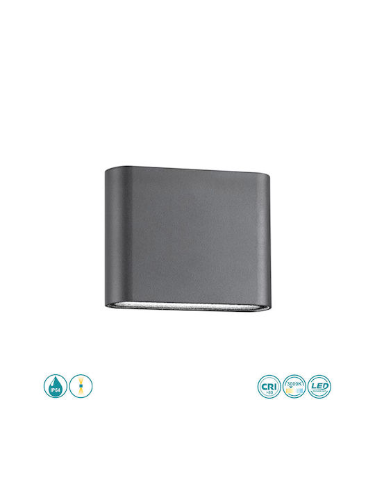 SoleLuce Επιτοίχια Εξωτερική Πλαφονιέρα LED IP54