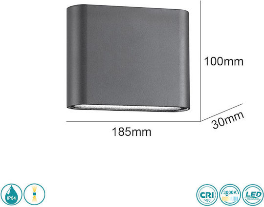 SoleLuce Стенен Външен Плафон LED IP54
