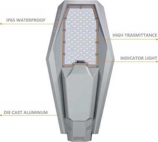 Factory Street Solar Light 400W with Cold White Light 6000K IP67