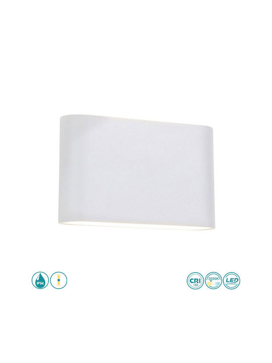 SoleLuce Επιτοίχια Εξωτερική Πλαφονιέρα LED IP54