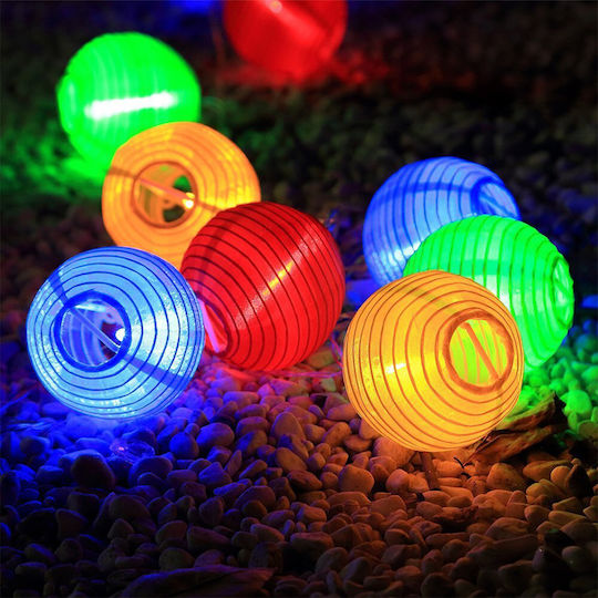 GloboStar Hanging Solar Light Traffic light 1W 100lm Cold White 6000K with Photocell IP65