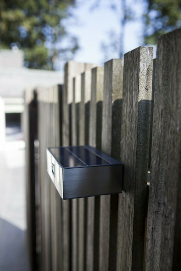 Lutec Brick Wall Mounted Solar Light 2W 150lm Natural White 4000K with Motion Sensor and Photocell IP44 9.5cmx18cmx4.8cmcm