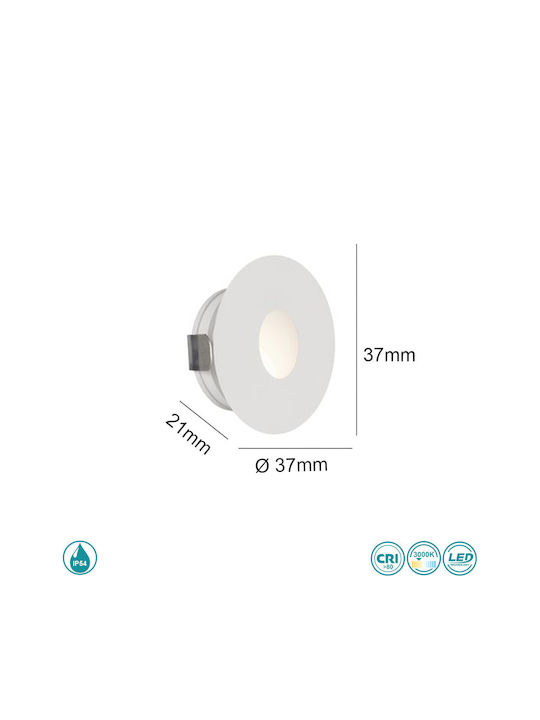 SoleLuce Spot de exterior montat pe perete LED IP54