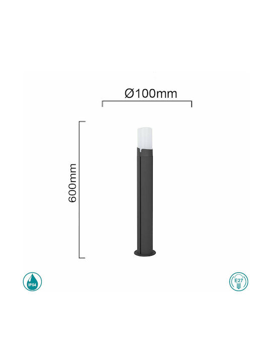 SoleLuce Outdoor Floor Lamp Small Post IP54 Black