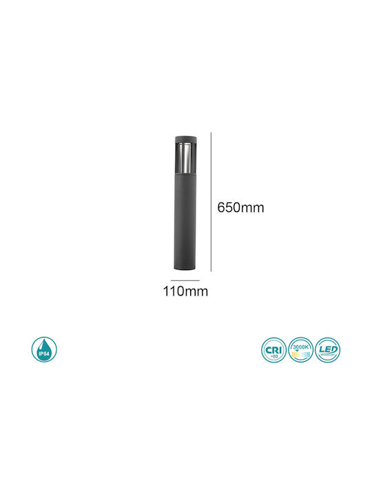 SoleLuce Outdoor Floor Lamp Small Post IP54 Black