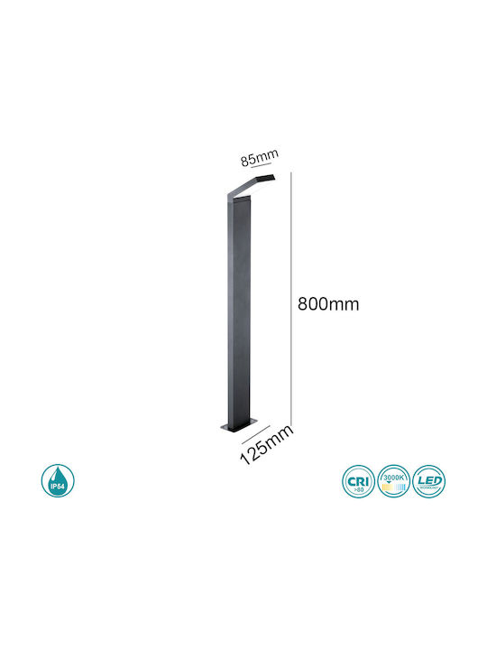 SoleLuce SoleLuce Außenstehlampe Für Außenbereich IP54 Schwarze