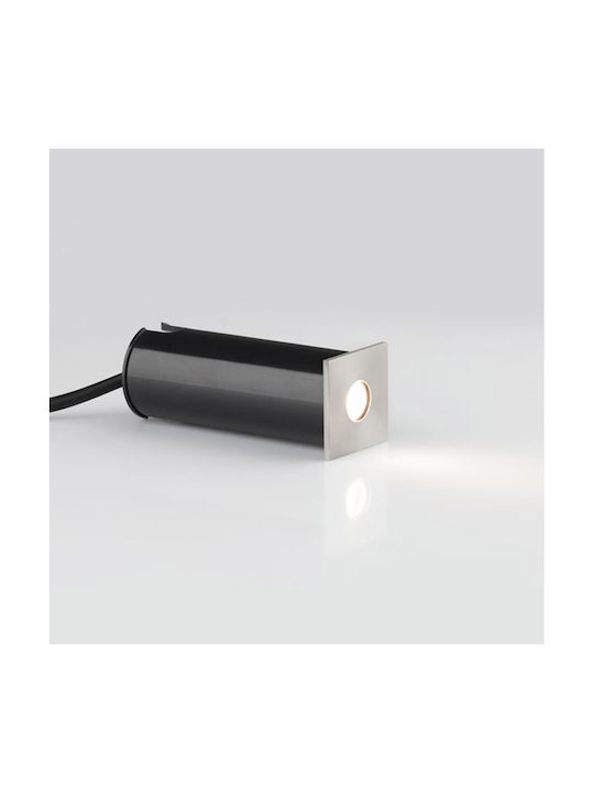 SoleLuce Spot Außenstehlampe IP67 Silber