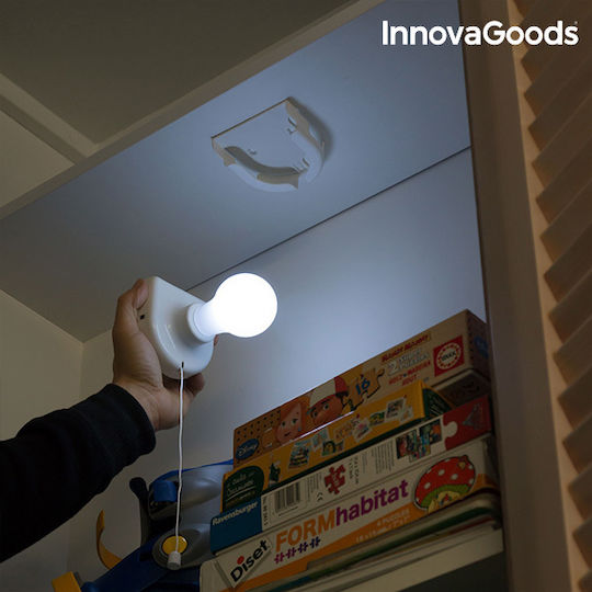 InnovaGoods LED Lumină Globul pentru dulapuri cu Alimentare cu baterie și Autocolant de montare 1buc