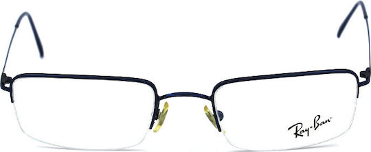 Ray Ban Vintage Women's Metal Prescription Eyeglass Frame Navy Blue RB6028 2510