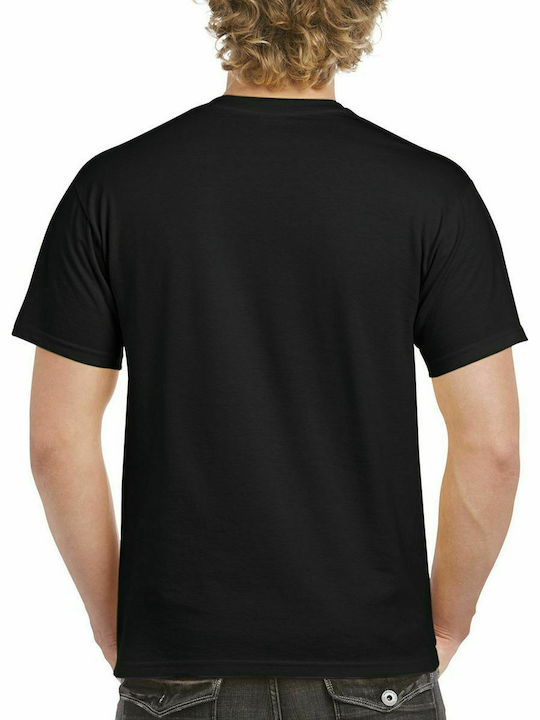 Gildan Hammer Ανδρική Διαφημιστική Μπλούζα Κοντομάνικη σε Μαύρο Χρώμα