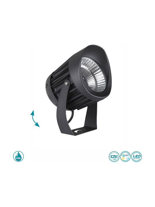 SoleLuce Lamp Projector Outdoor IP65 Black