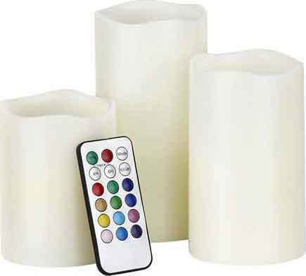 LED RGB Wax Polish Candle 3pcs LED RGB Wax Polish Candle 3pcs